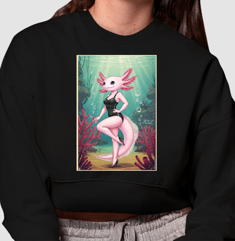 Moletom Cropped - AXL, Pin-Up (02)