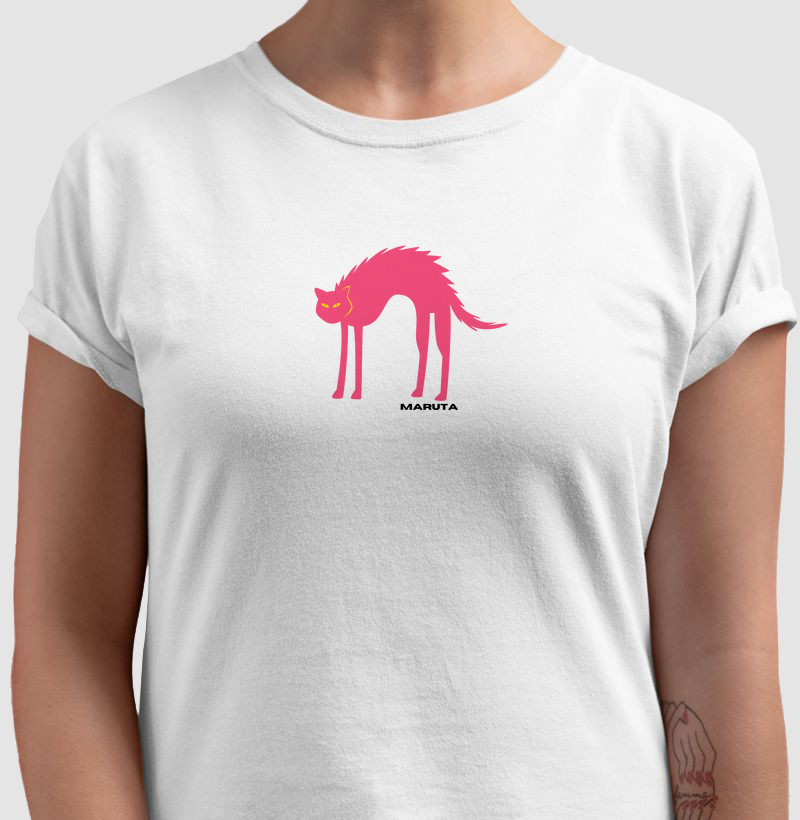 Camiseta Gato Arrepiado