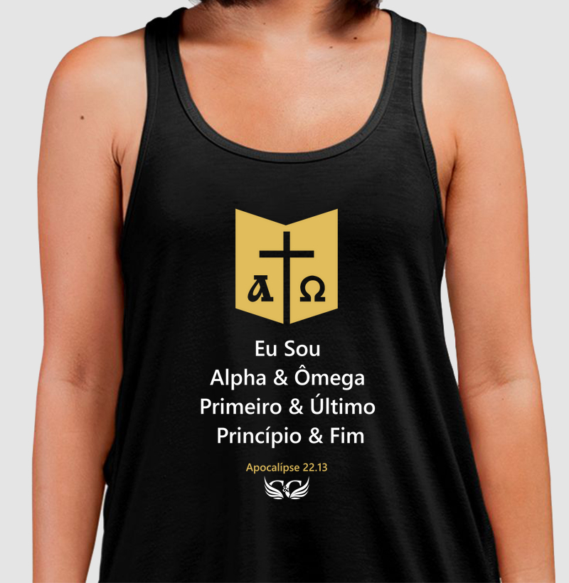 Camiseta Regata Alpha & Ômega