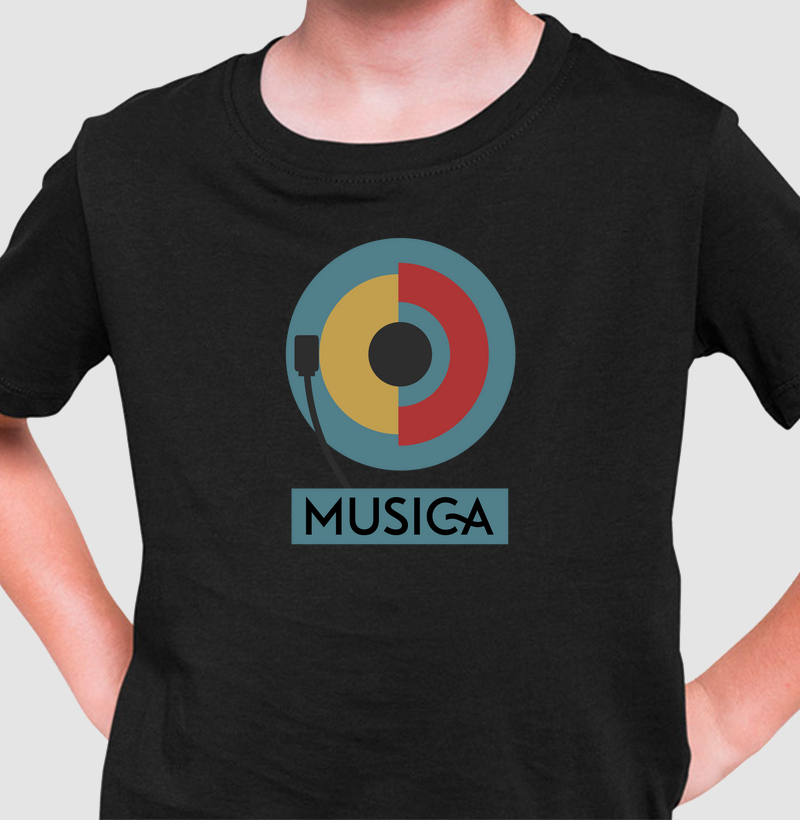 Camiseta Infantil “Vinil Clássico”