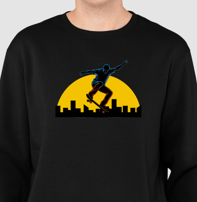 HONESTEE SKATE SKYLINE MOLETOM