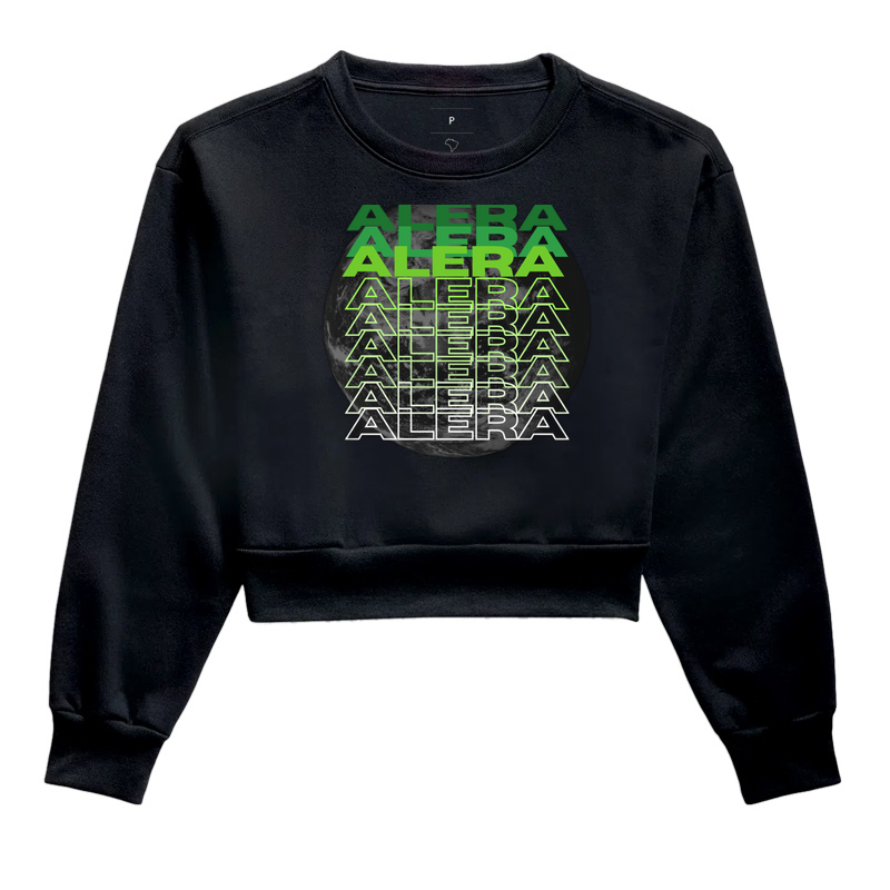 cropped moletom  futurista