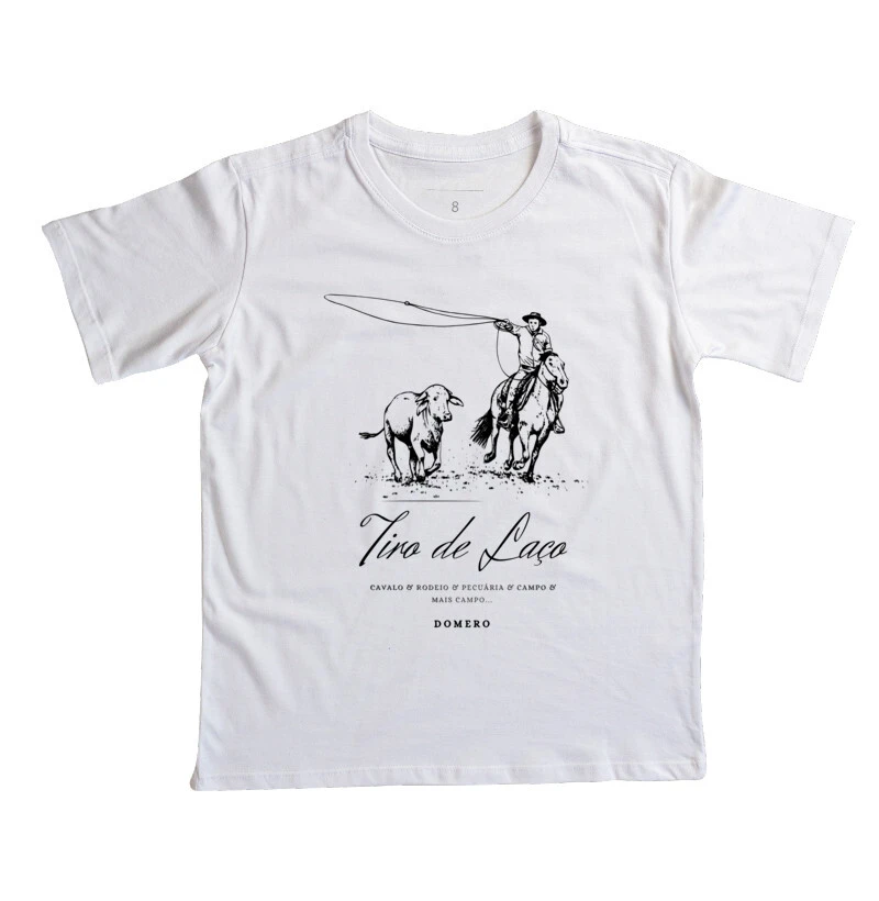 camiseta mini / tiro de laço 