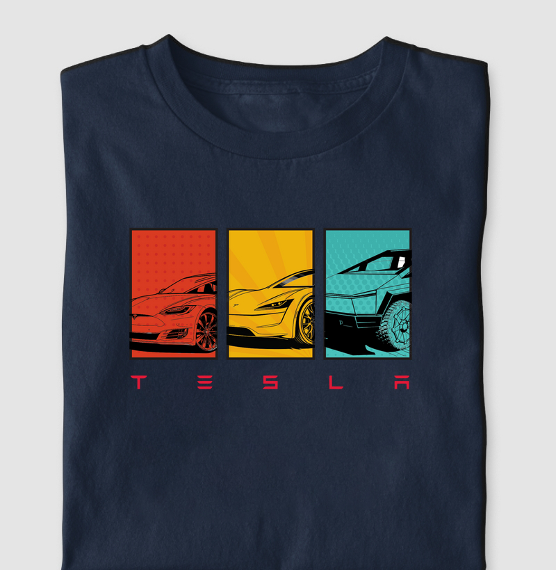 Tesla Colors - Black T
