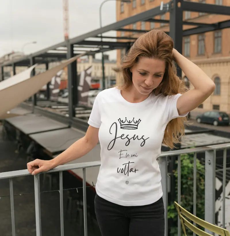 Camiseta Jesus Ele vai voltar