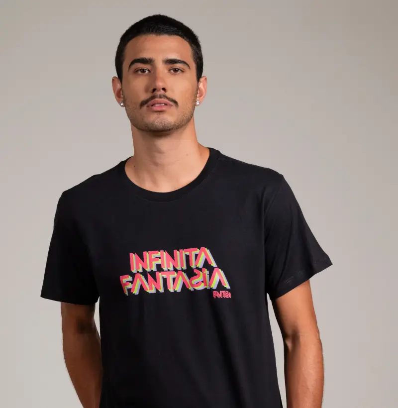 T-SHIRT "INFINITA FANTASIA" / LETTERING GRANDE