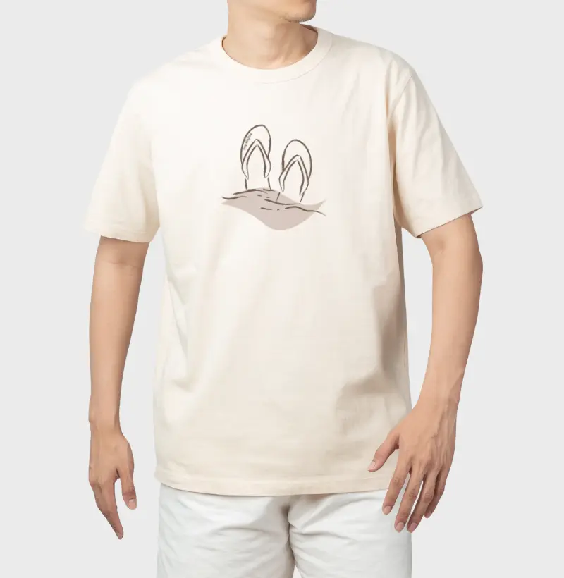 Oversized Pé na Areia 