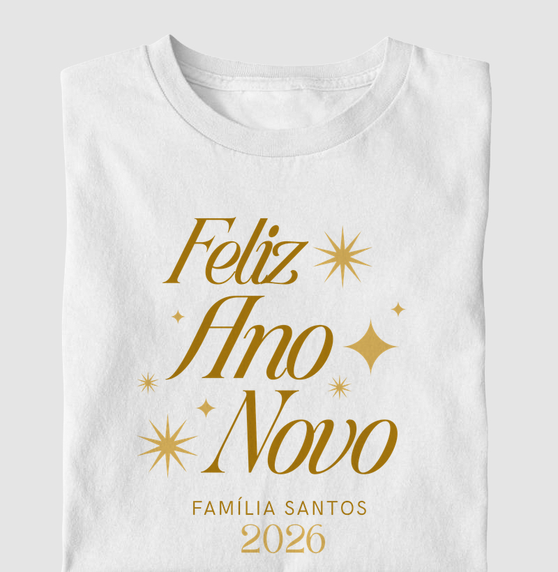 Camiseta Ano novo