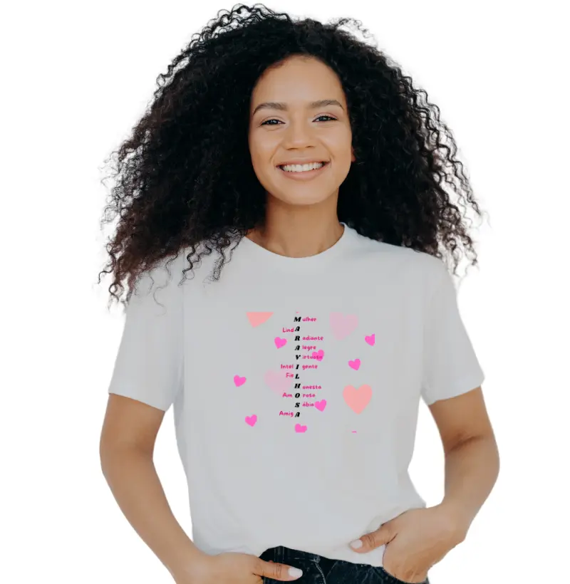 Camiseta Da  Maravilhosa