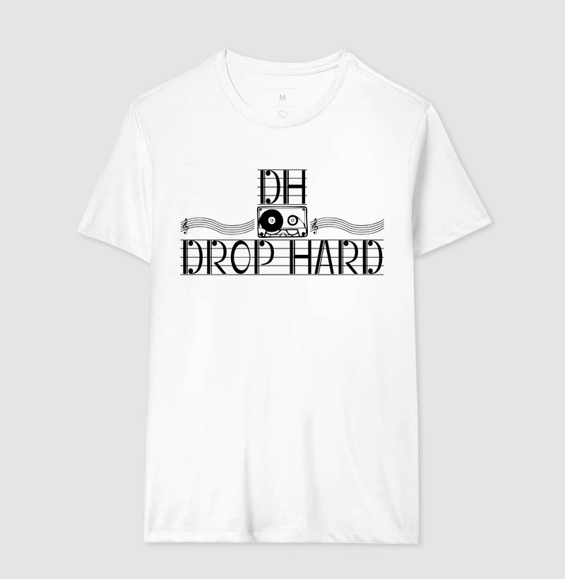 Camiseta basica drop hard music