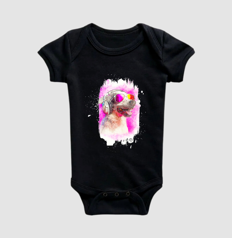 Music Dog Pink