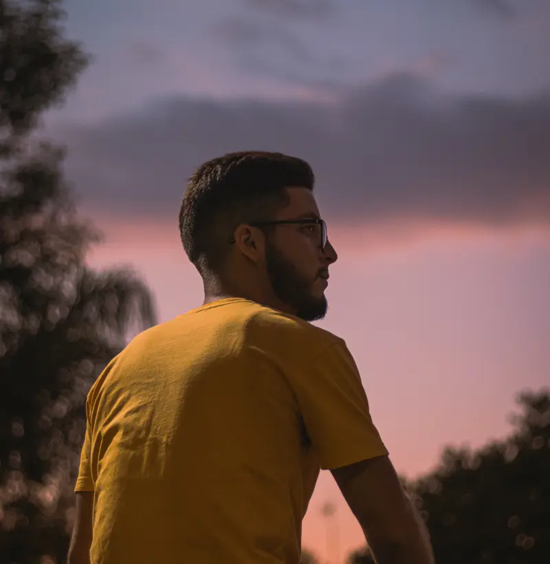 Camiseta Básica Amarela Masculina