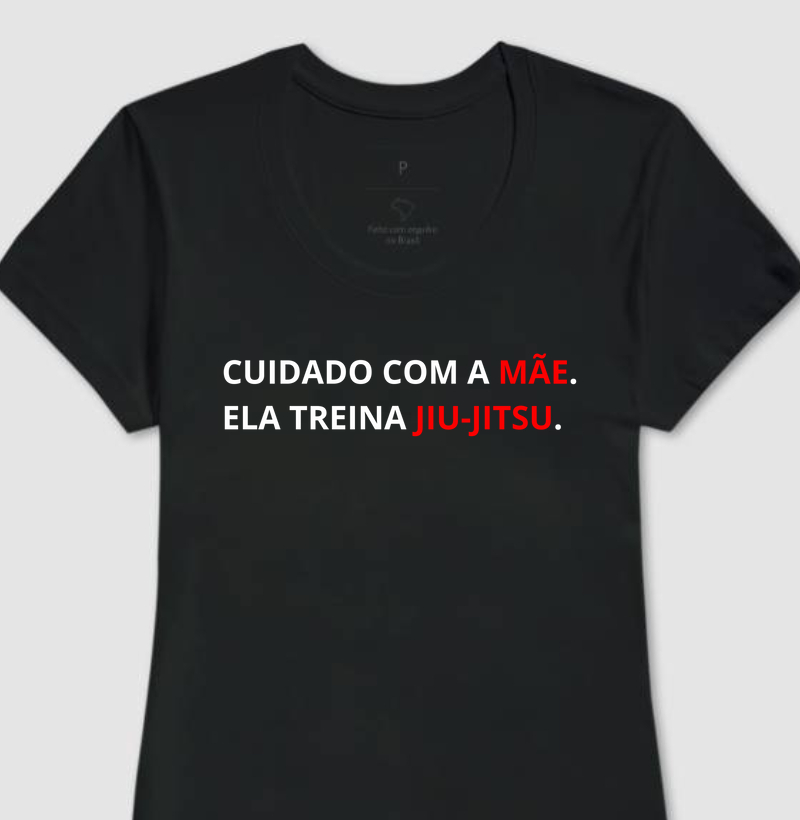 CUIDADO COM A MAE, ELA TREINA JIU-JITSU