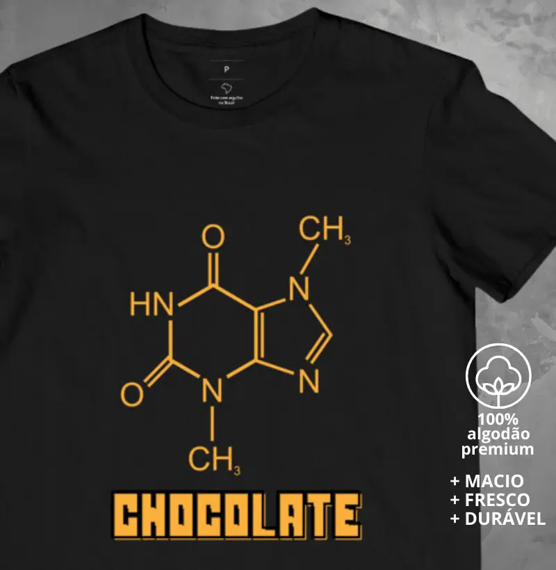 Camiseta Fórmula do Chocolate