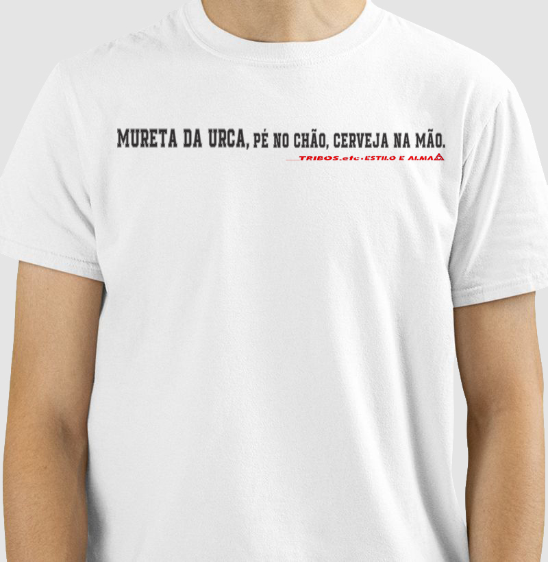 CAMISETA RESERVA.INK MASCULINA E FEMININA TRIBOS.etc MINIMALISTA, MURETA DA URCA, PÉ NO CHÃO E CERVEJA NA MÃO