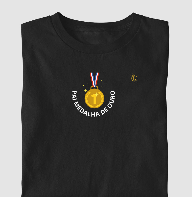 Pai Medalha de Ouro (Modelo 2)