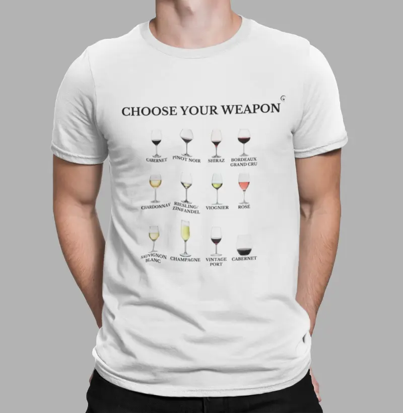 Camiseta Masculina Choose your Weapon