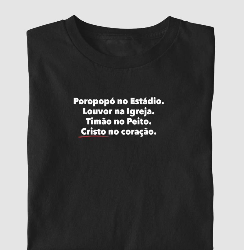 Poropopó no Estádio. Louvor na Igreja.