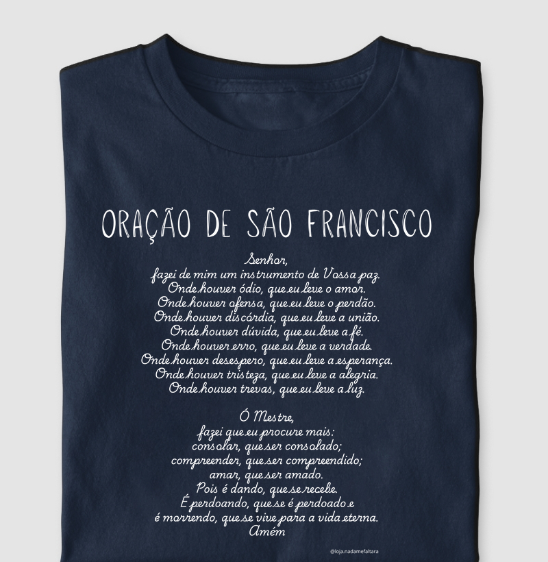 Camiseta Oração de São Francisco