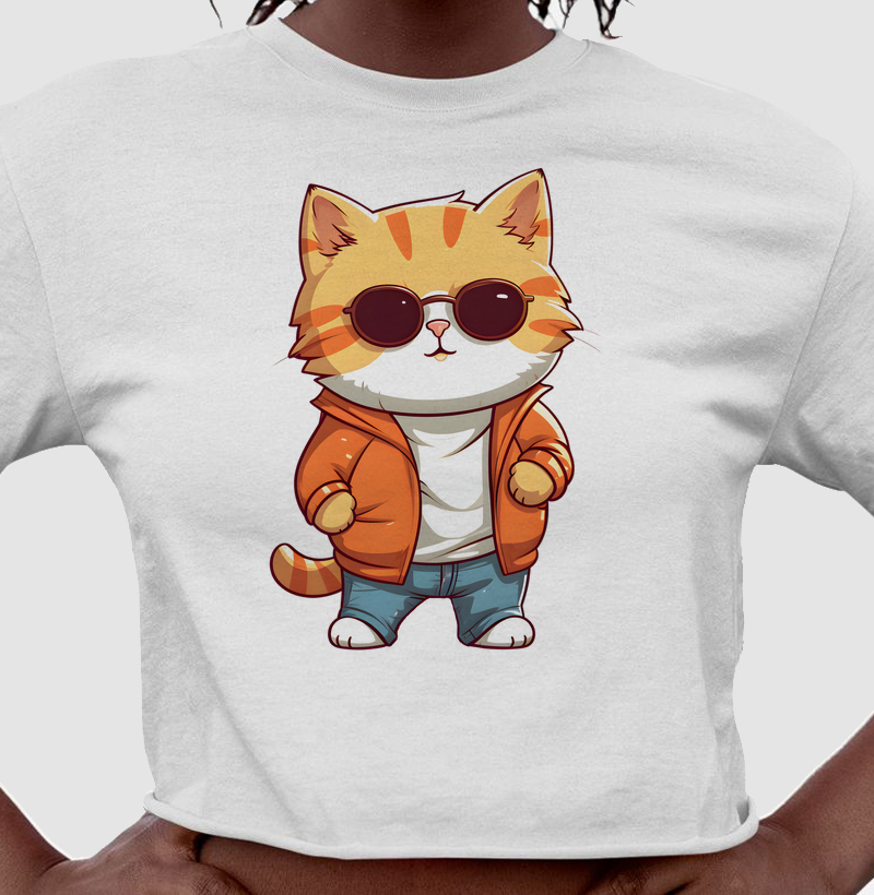 Miau Laranja Estiloso