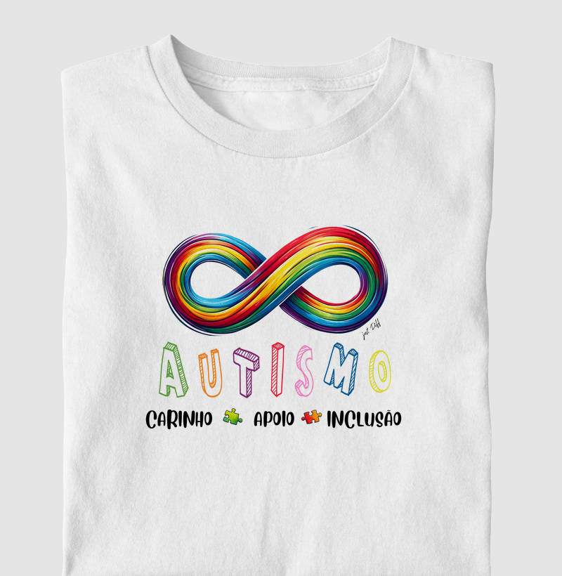 Camiseta Autismo Infinito - Inclusão e Conscientização