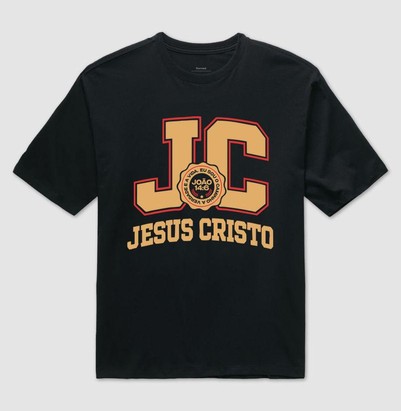 CAMISETA OVERSIZED JC JOÃO 14:6