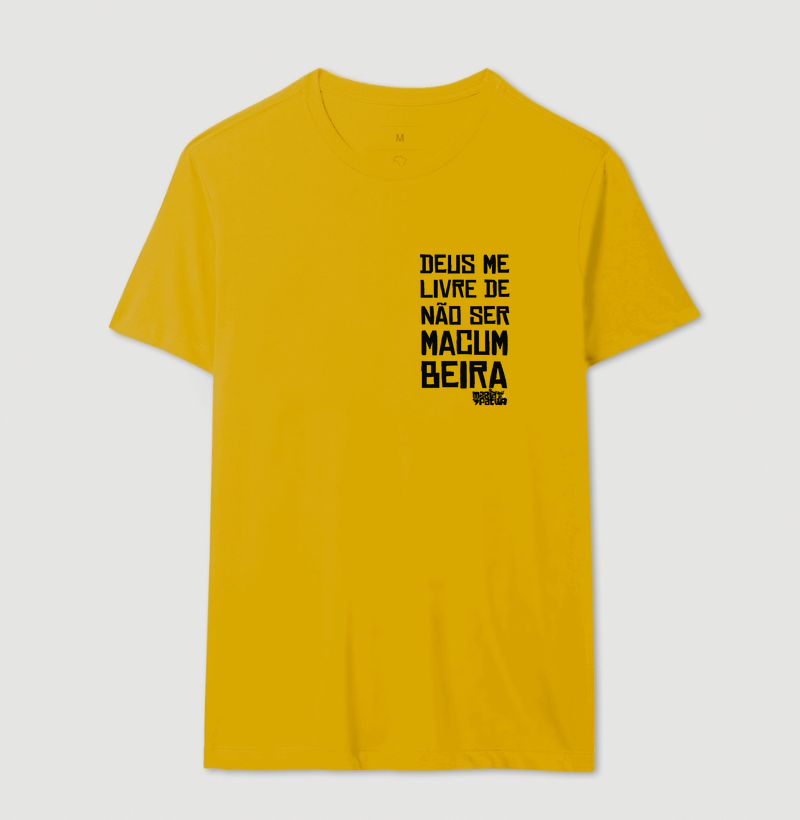 Deus me Livre Não ser Macumbeira Yellow Maria Patuá