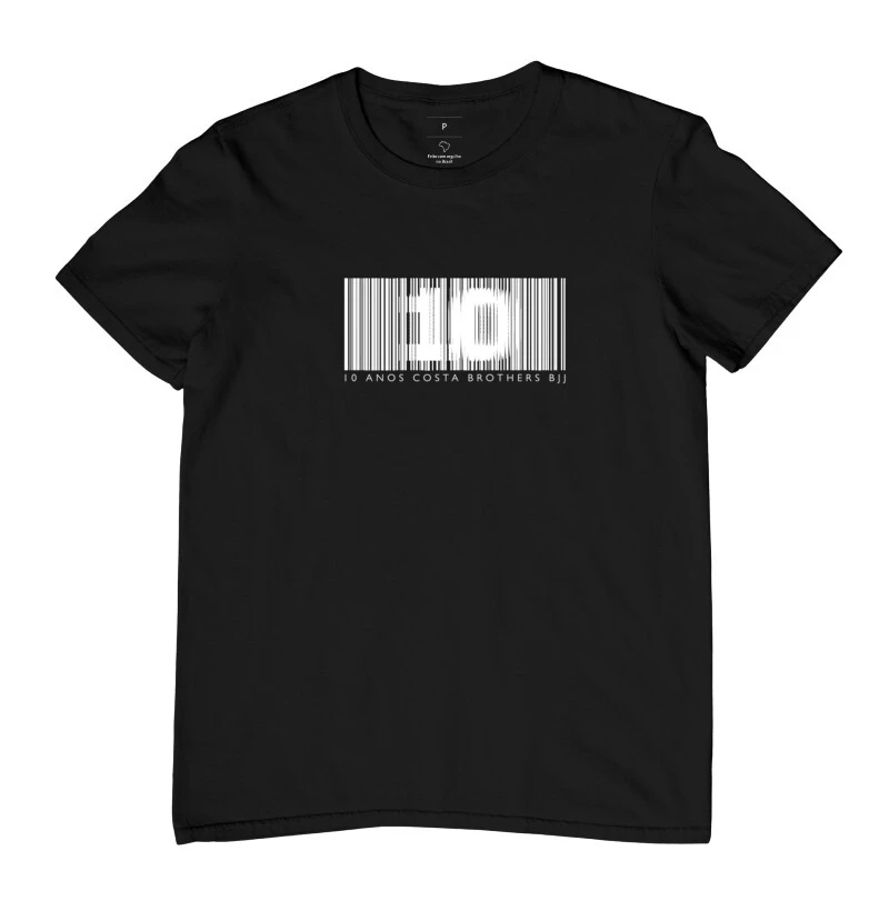 Camiseta comemorativa 10 anos 