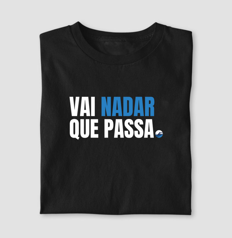 Camiseta Vai nadar que passa
