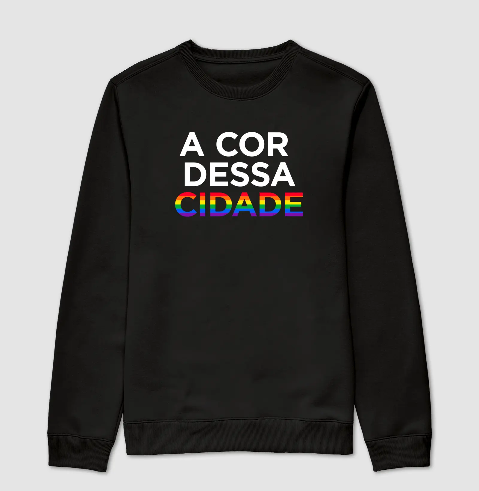 Suéter Slim Axé A Cor Dessa Cidade