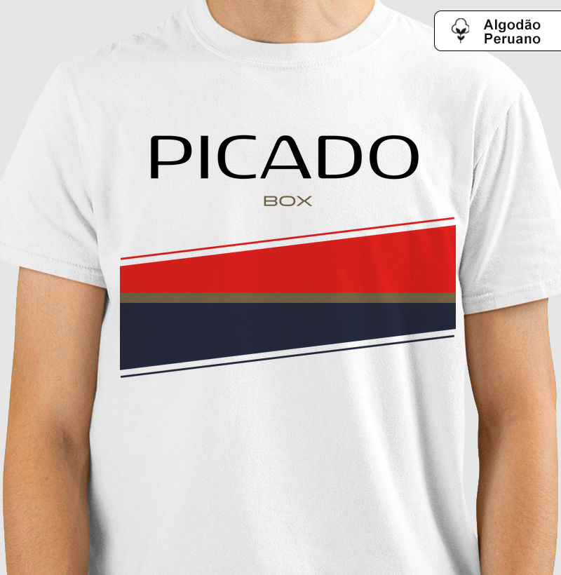 Coleção PICADO - Edição BOX - Camiseta Algodão Peruano