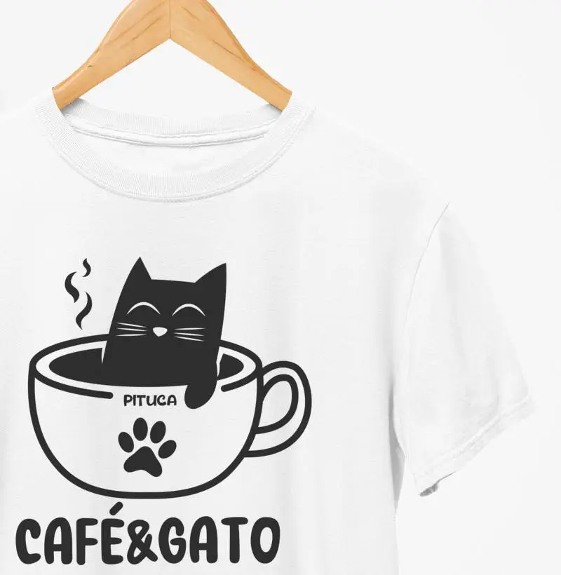 Camiseta Café&Gato