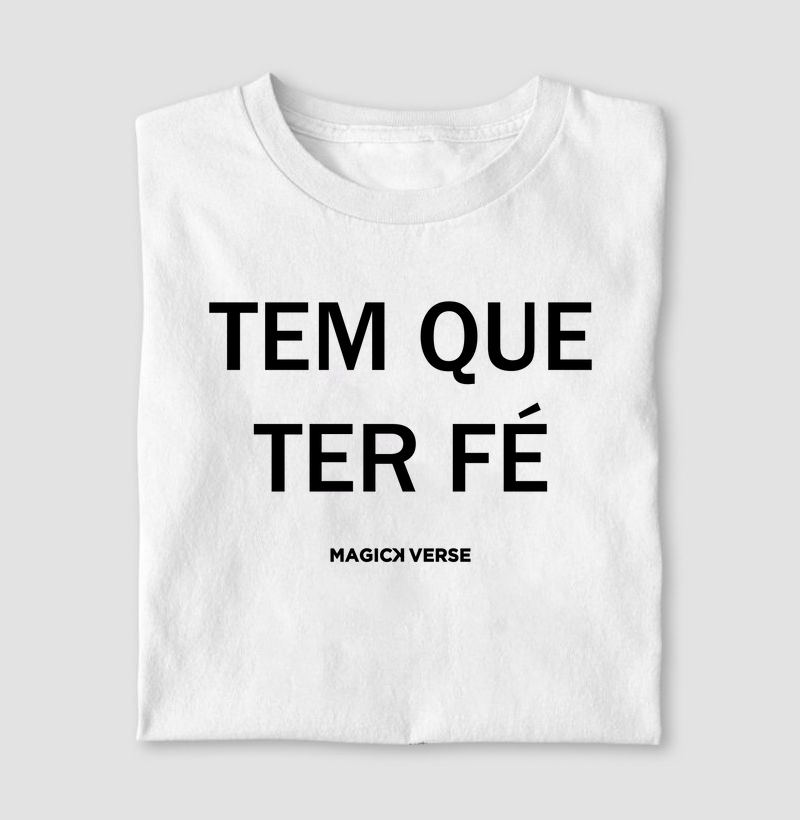 Tem que ter fé - Preto