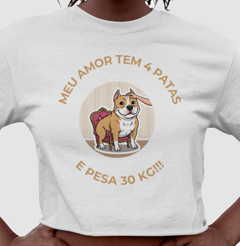 AMOR PIT BULL - Cropped