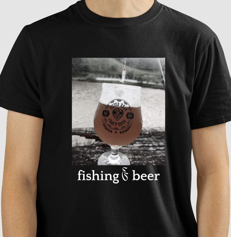 Camisa Pescaria e Cerveja