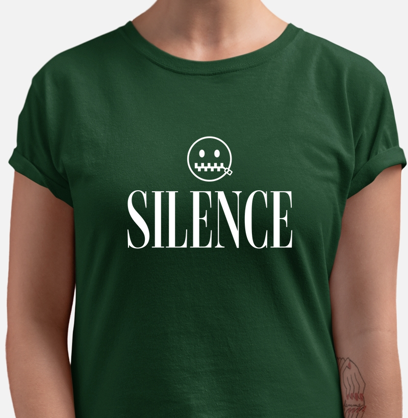 Silence: Camiseta - O Minimalismo que Fala por Si Mesmo