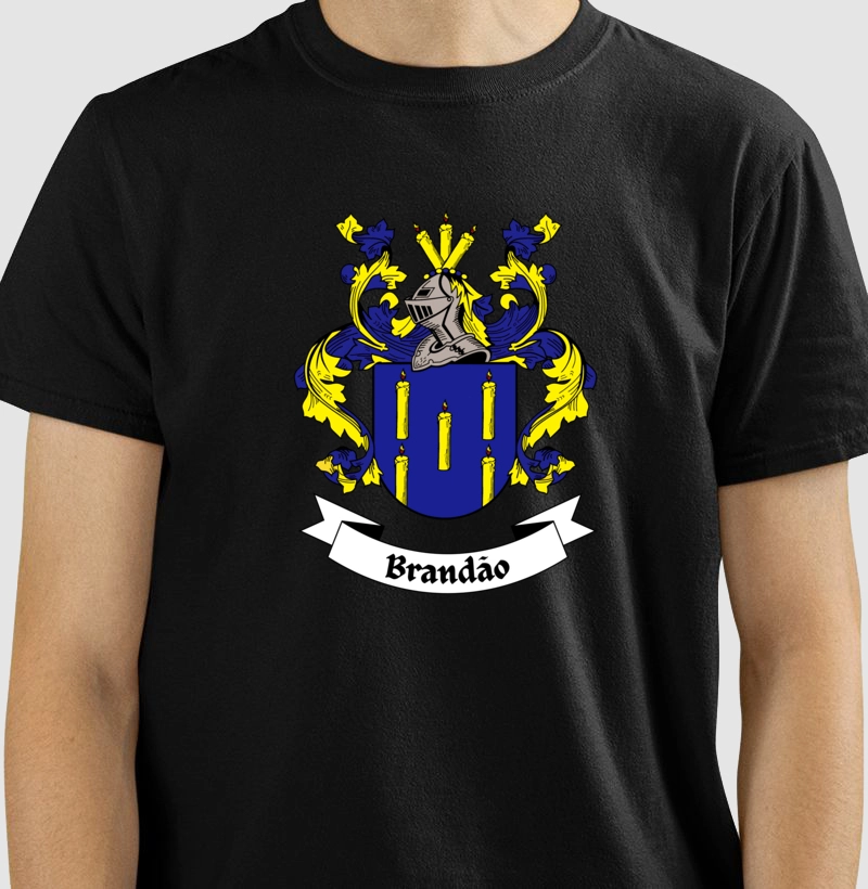 Brasão da Família Brandão com Nome
