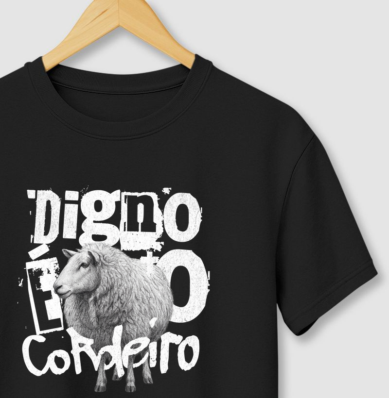 Camiseta Digno é o Cordeiro