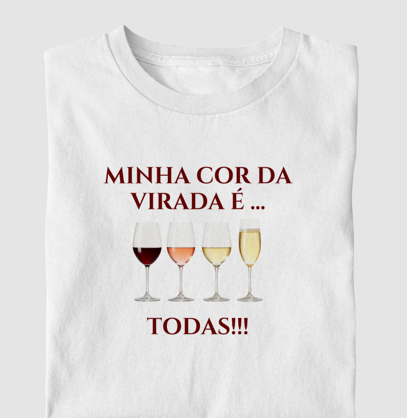  Camiseta Minha Cor da Virada É