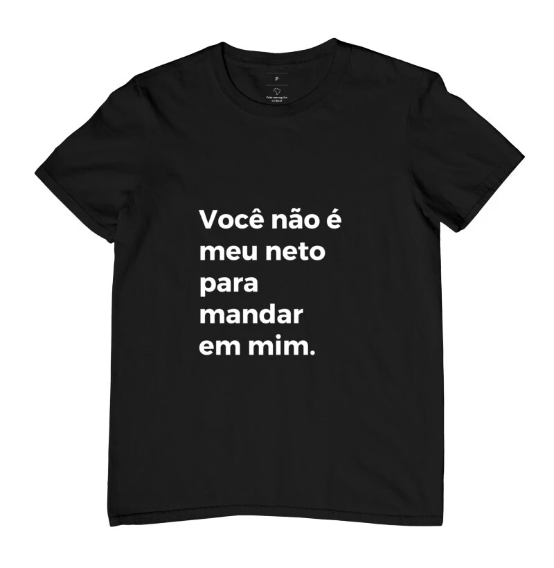 Camiseta Frase Avô e Avó