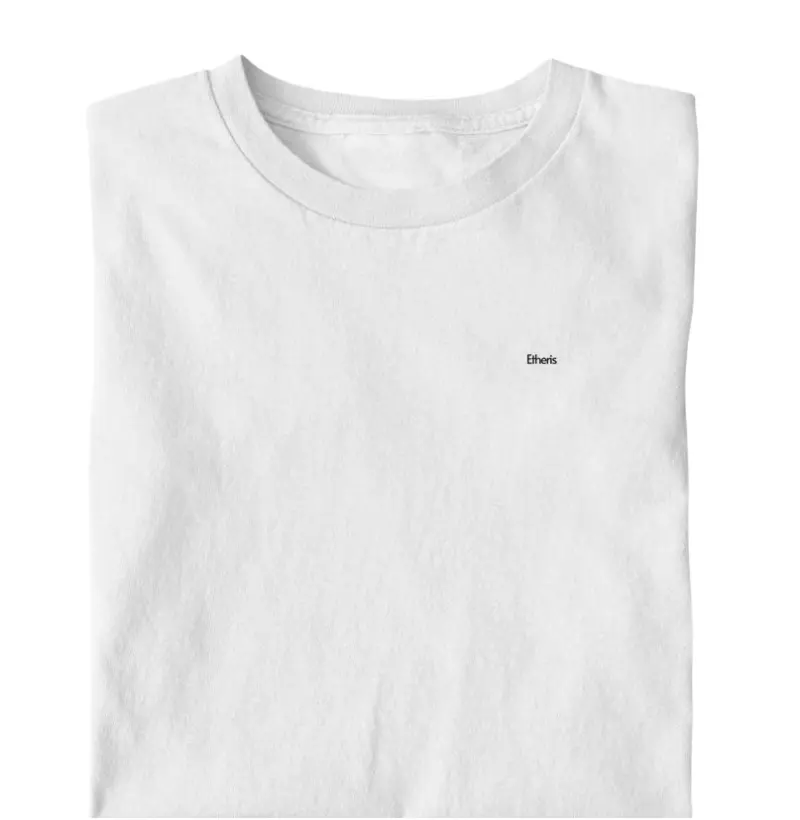 Camiseta Masculina Essentia Colorum Etheris Peruano - Branco