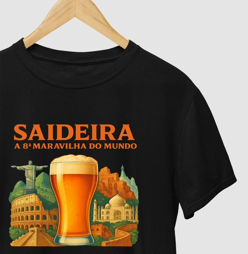 camiseta retro rua da saideira