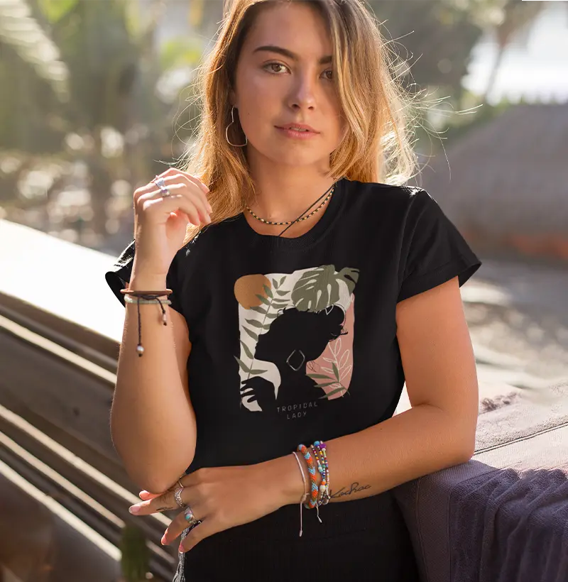 Camiseta / Babylook Tropical Lady