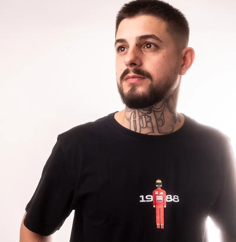 Camiseta - 1988 Kikoautos - Preta - by Reserva Ink 