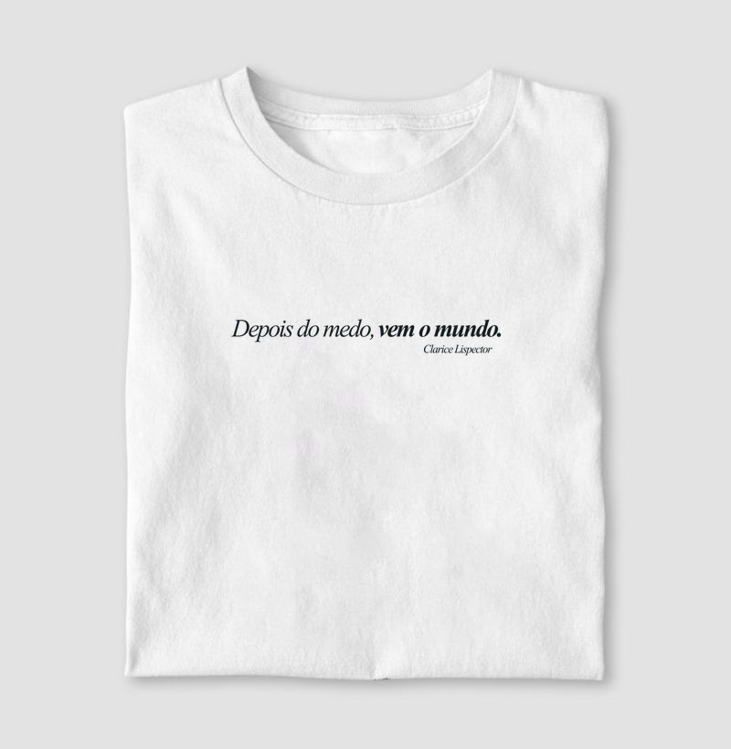 Depois do medo, vem o mundo