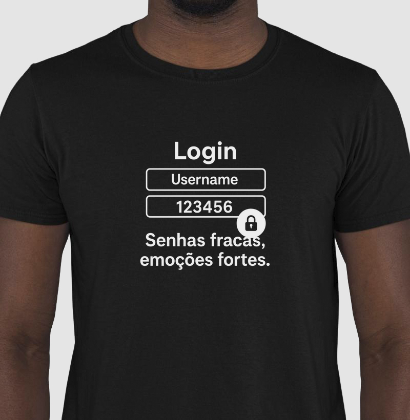 Camiseta Senhas francas, emoções fortes I (CYB)