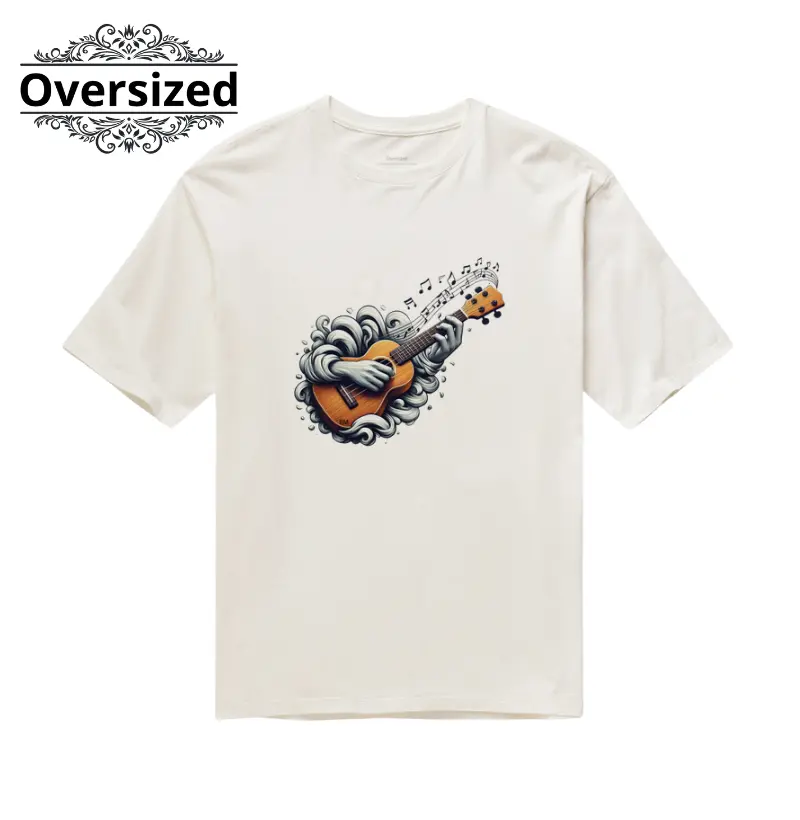Camiseta Oversized - Instrumentos Violão 02