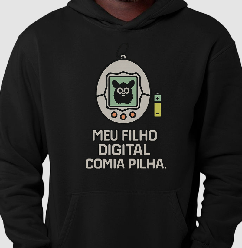 Meu filho digital comia pilha