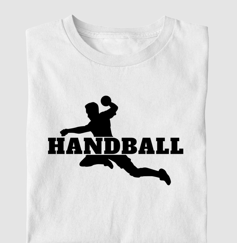 Camiseta Handebol - Silhueta Jogador - Handball