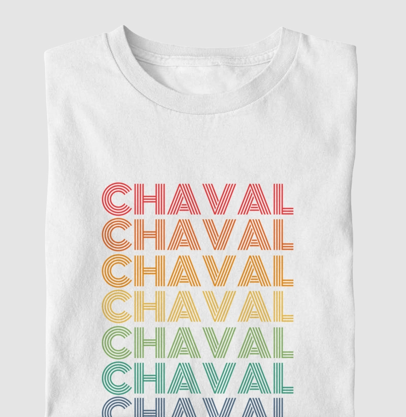 Chaval Letreiro Retrô